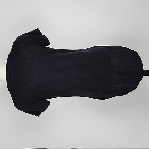 Disney Minnie Mouse Short Sleeve T-Shirt Black Red Glitter Bow Size Medium 7, 9 - Picture 3 of 10